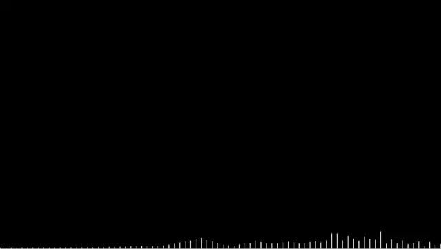 Wav2Barで作成されたオーディオスペクトラム動画の例